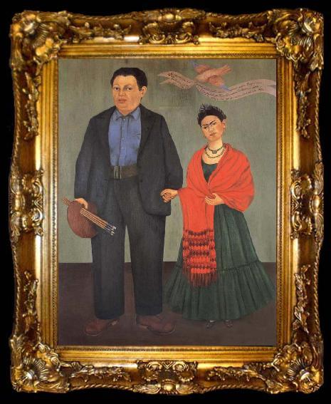 framed  Frida Kahlo Frieda and Diego Rivera, ta009-2